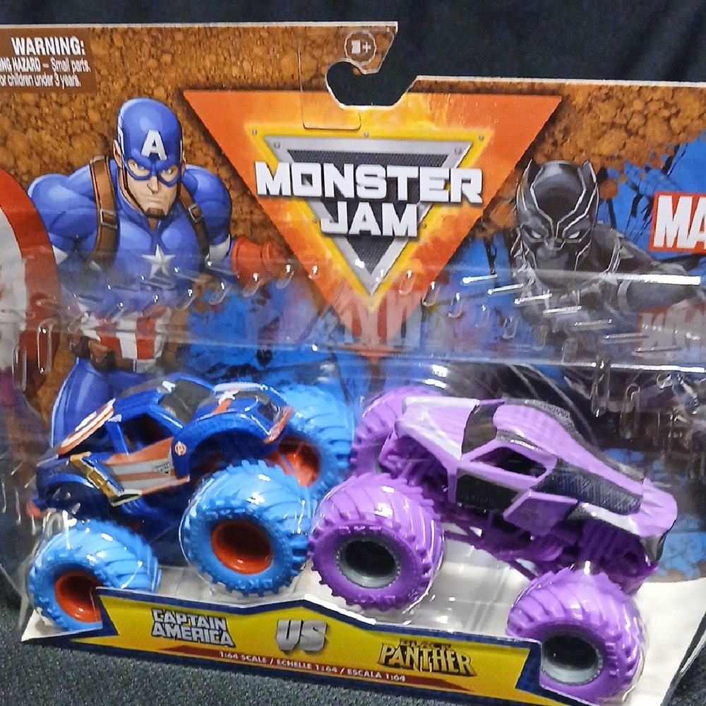 Captain America and Black Panther MJ Trucks 1/64